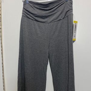Marc New York Women's High Rise Straight Leg Soft Pants Gray Size S NWT